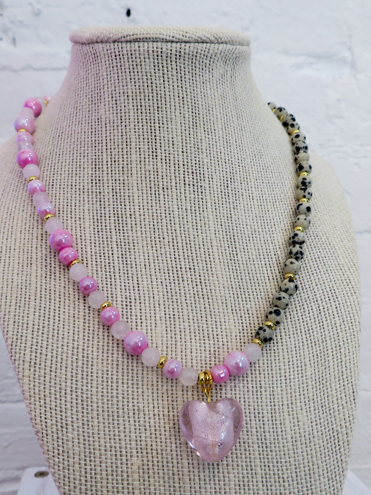 Bubblegum Jasper Necklace