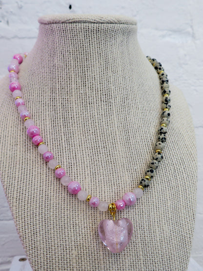 Bubblegum Jasper Necklace