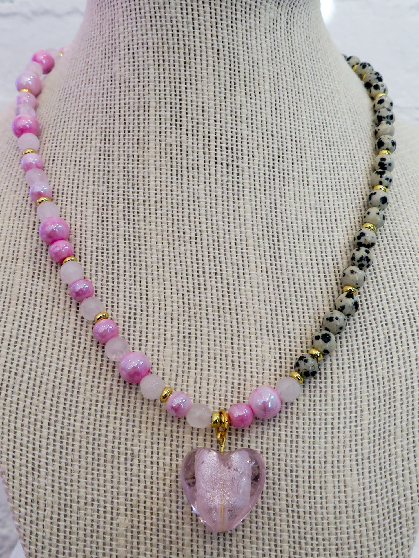 Bubblegum Jasper Necklace