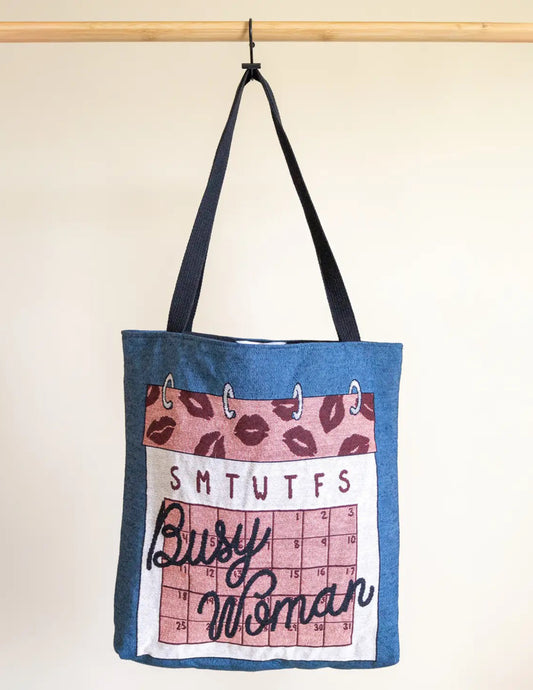 Busy Woman Tapestry Tote