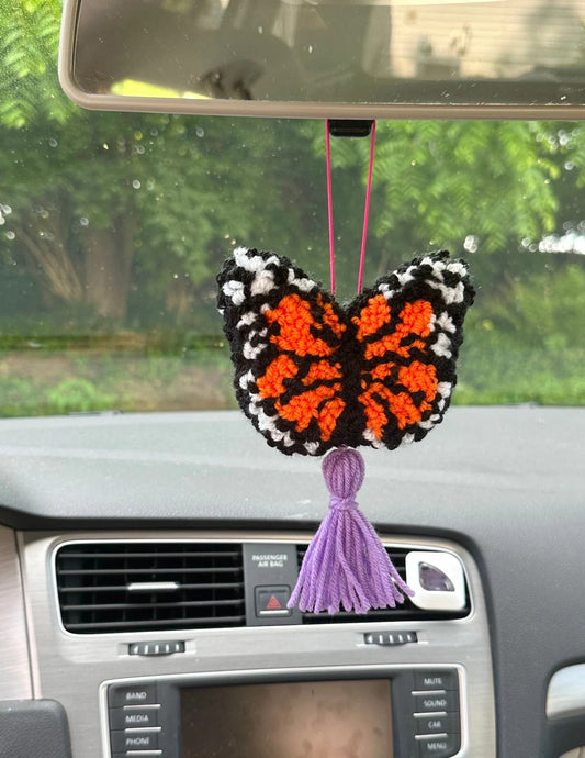 Butterfly Car Charm