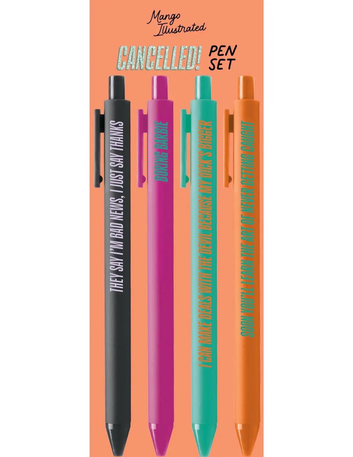Cancelled Pen Set