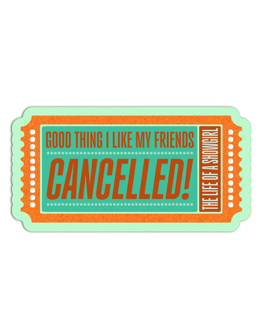 Cancelled Sticker