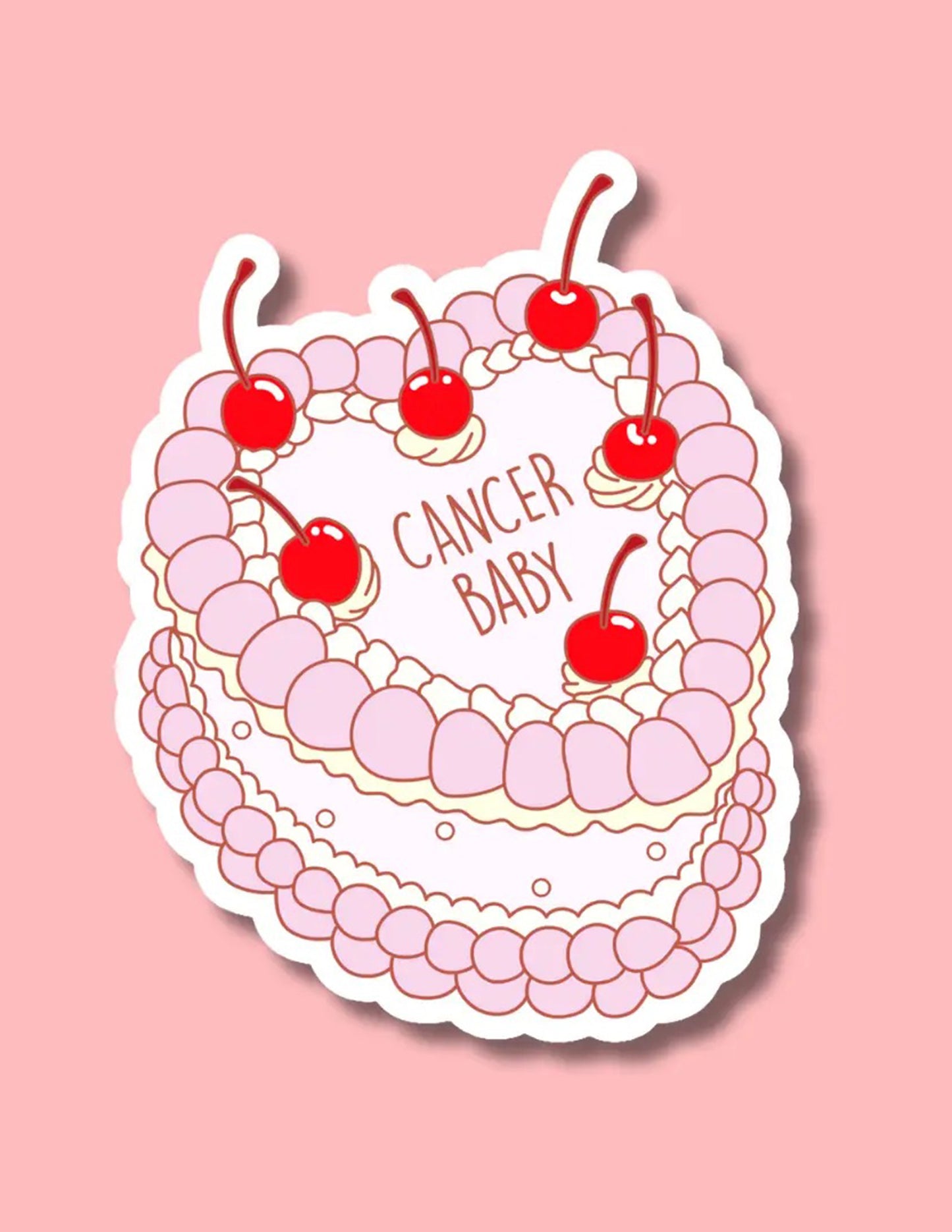 Cancer Baby Sticker
