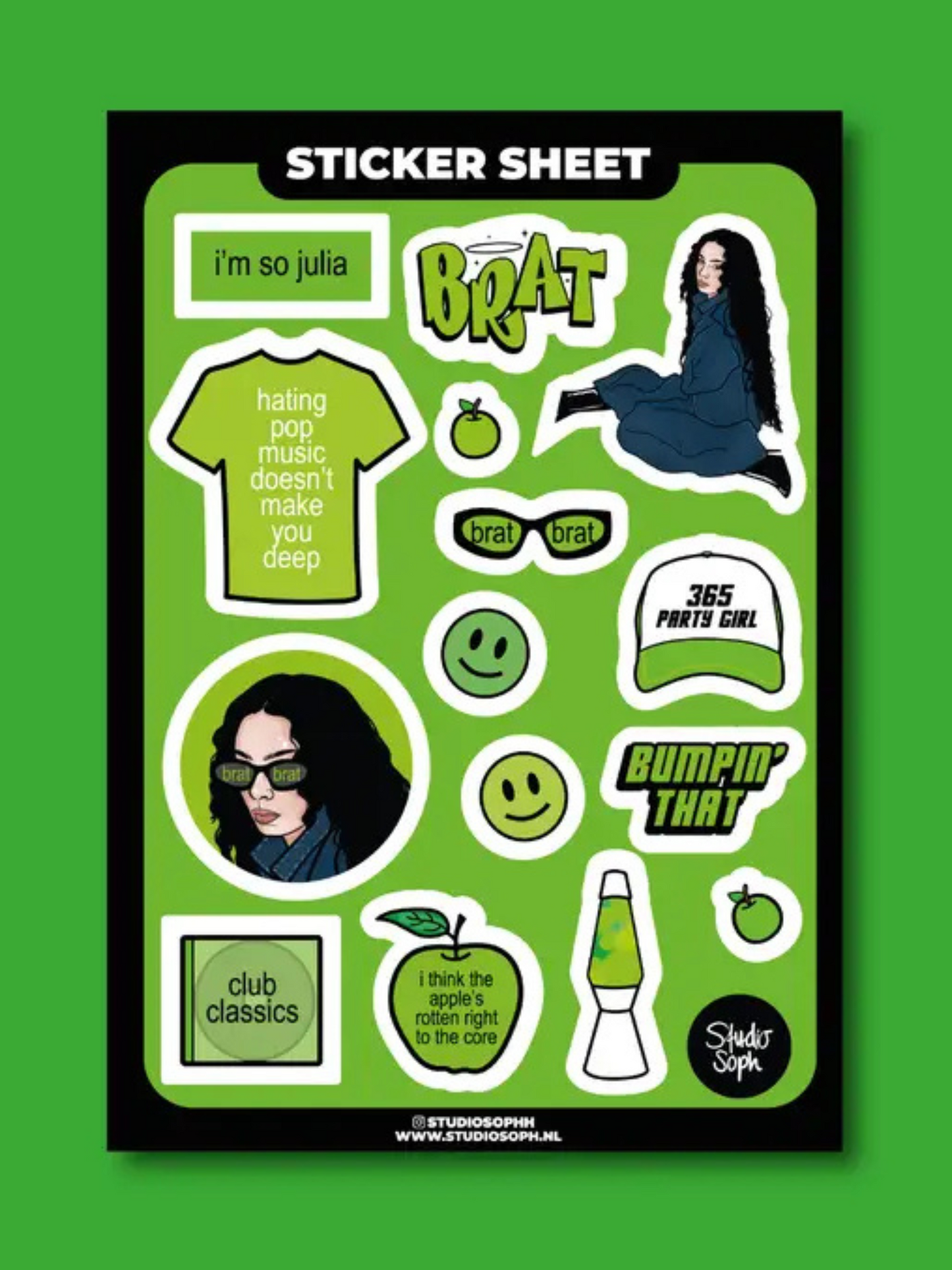 Charli XCX Sticker Sheet