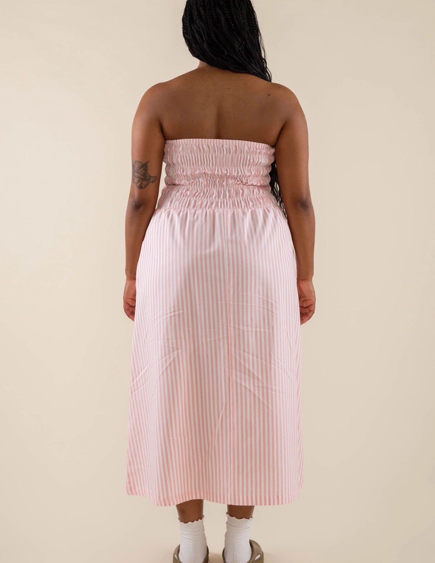 Charlotte Smocked Tube Dress