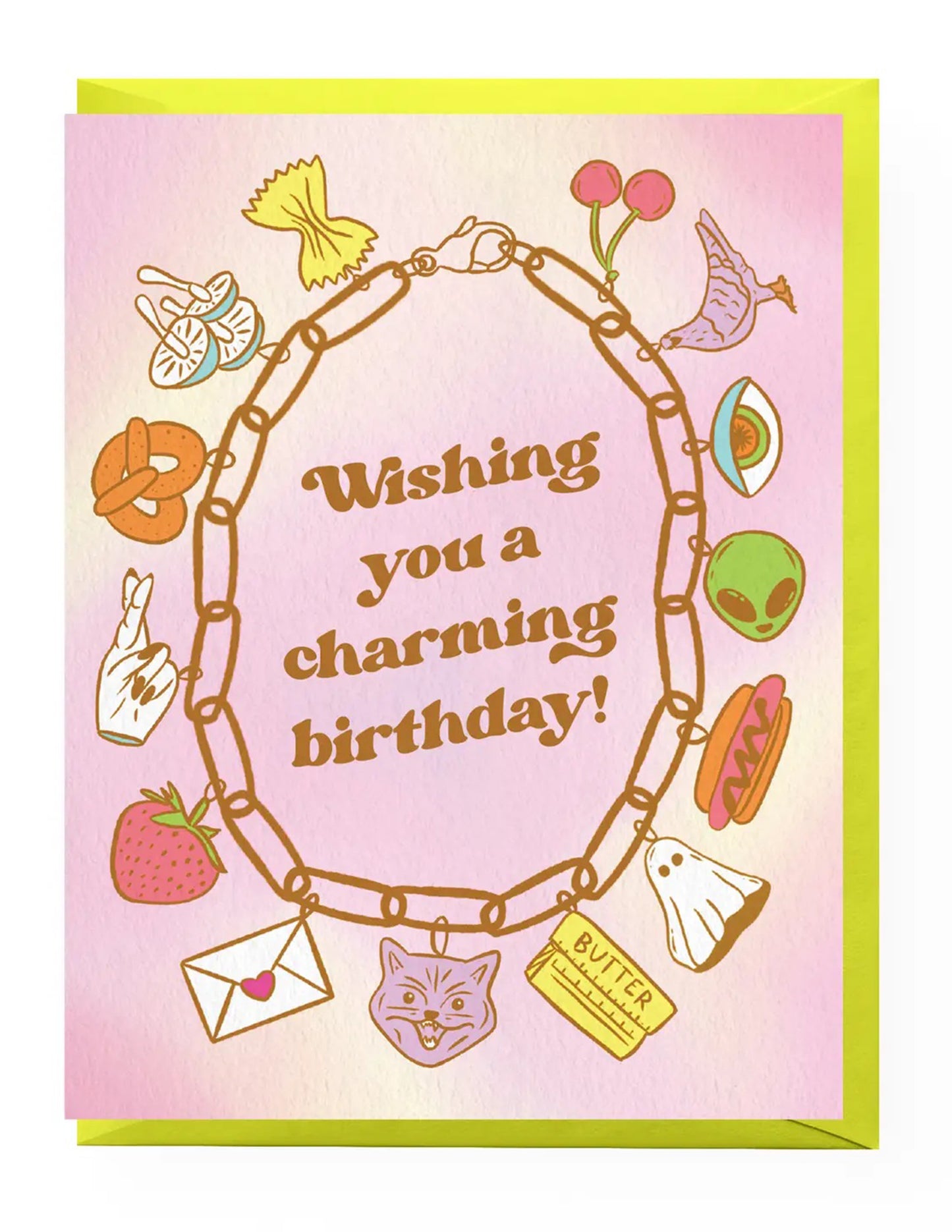 Charm Bracelet Birthday Card
