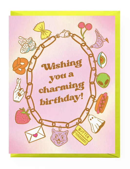 Charm Bracelet Birthday Card