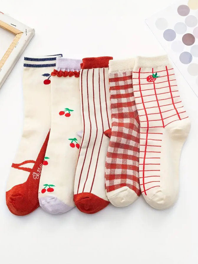 Cherry Flavored Socks