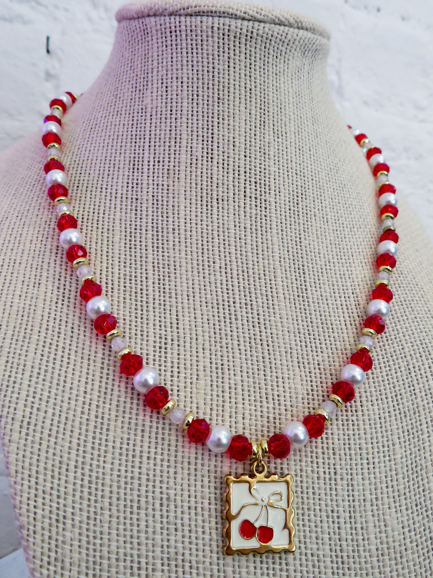 Cherry Sparkle Necklace