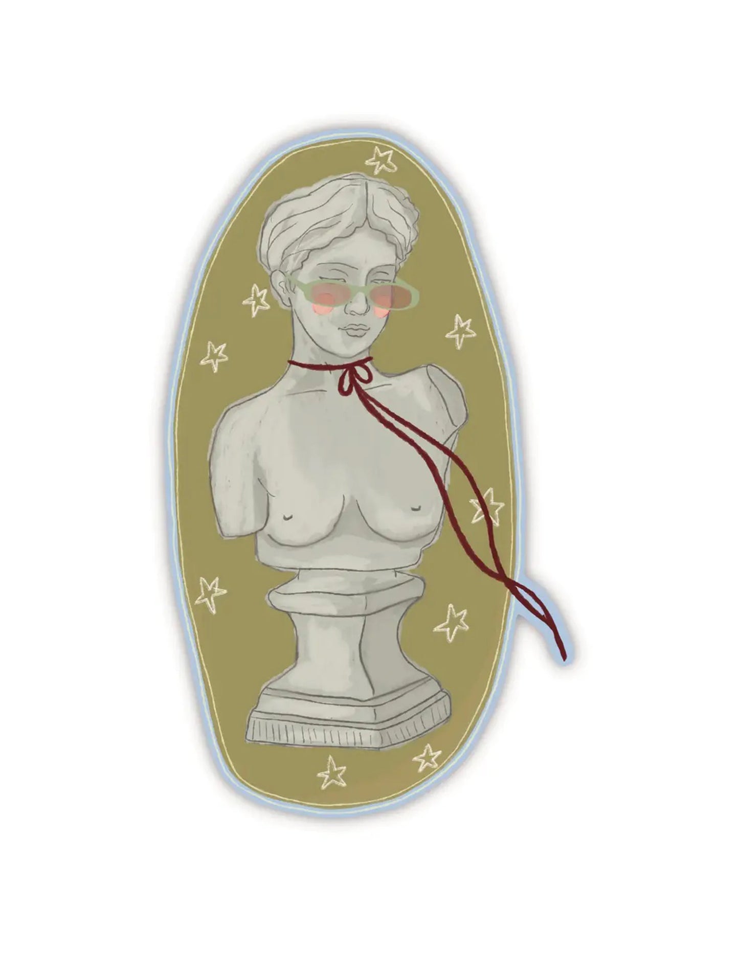 Chic Bust Sticker
