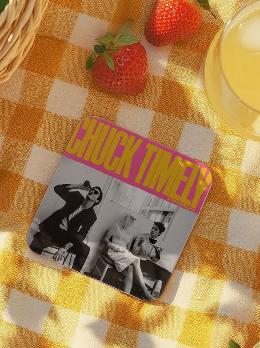 Chuck Timely Ceramic Coaster