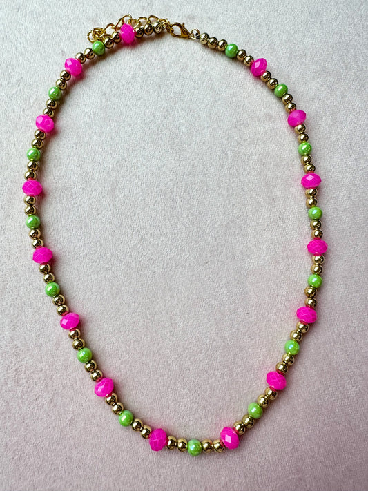Colorful Gemstone Necklace 17