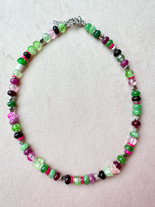 Colorful Gemstone Necklace 19
