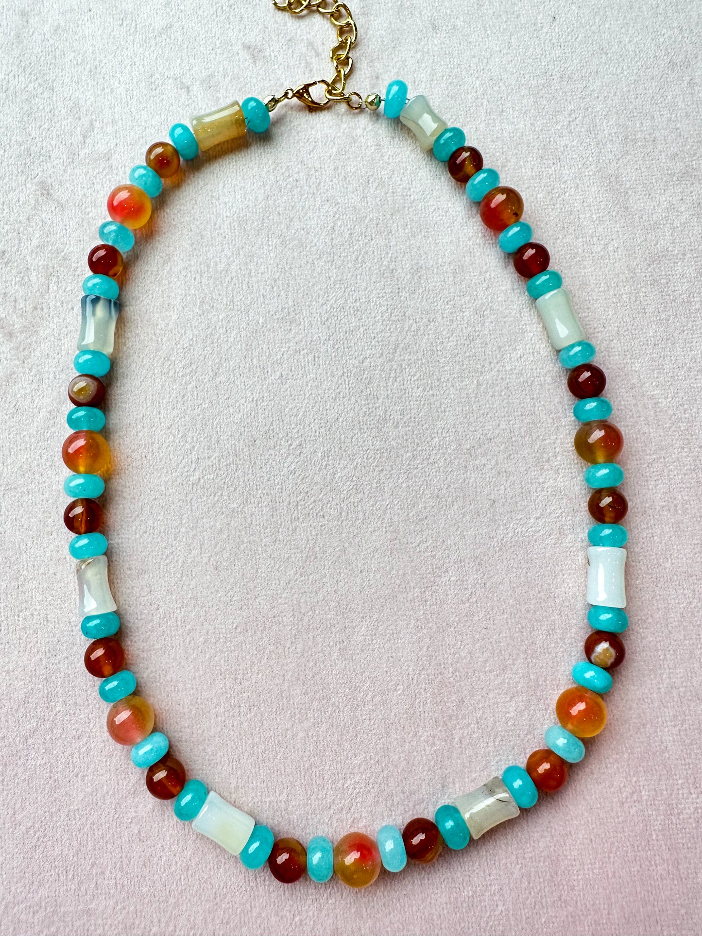 Colorful Gemstone Necklace 26