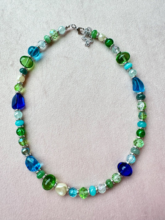 Colorful Gemstone Necklace 36