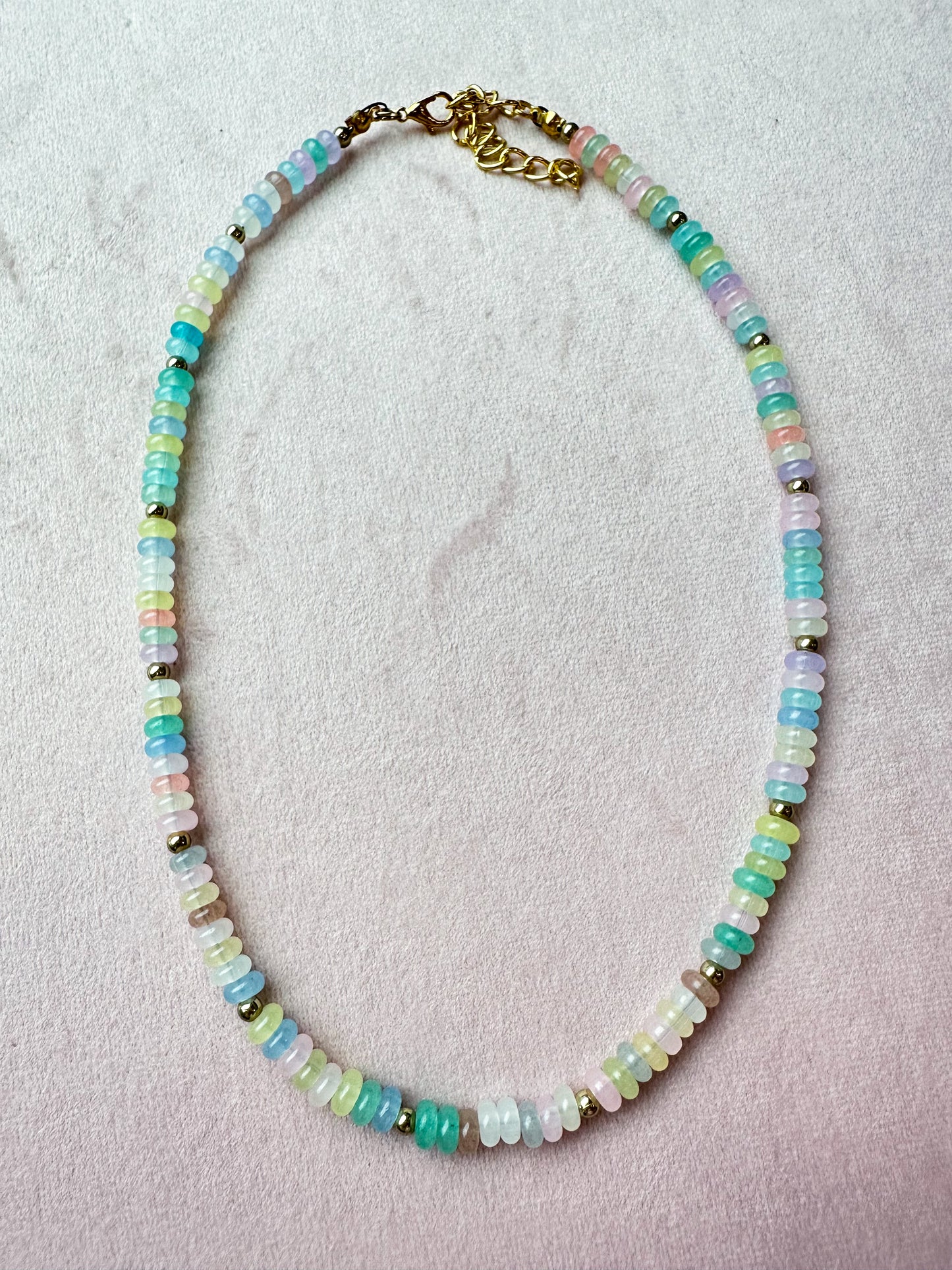 Colorful Gemstone Necklace 48