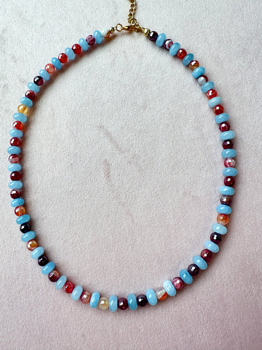 Colorful Gemstone Necklace 51