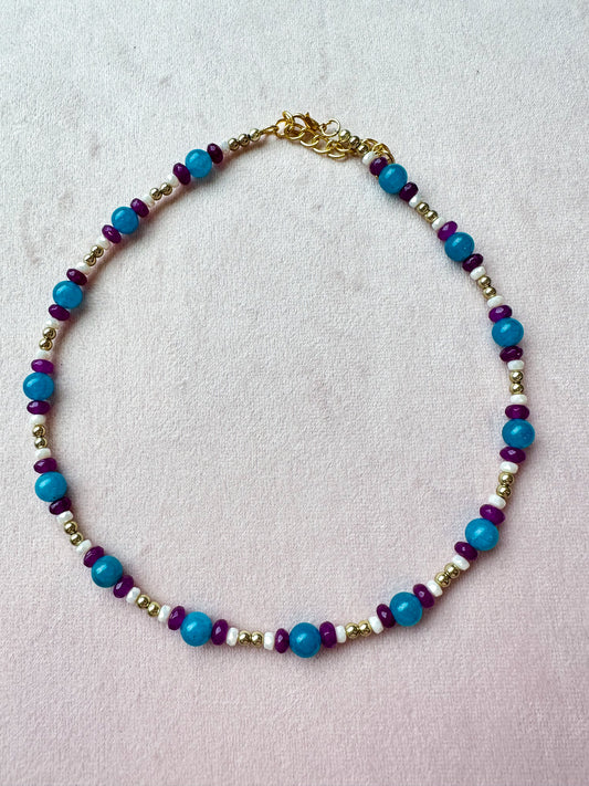 Colorful Gemstone Necklace 53