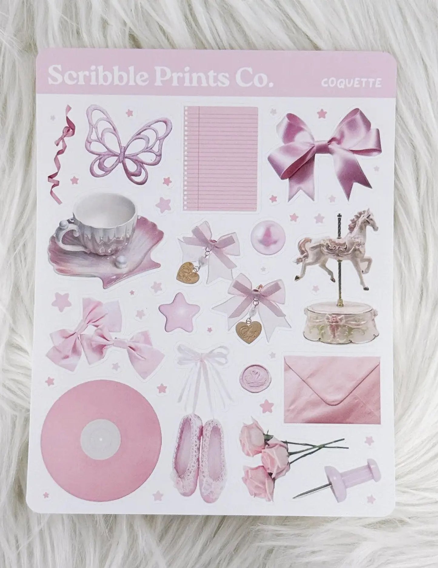 Coquette Sticker Sheet