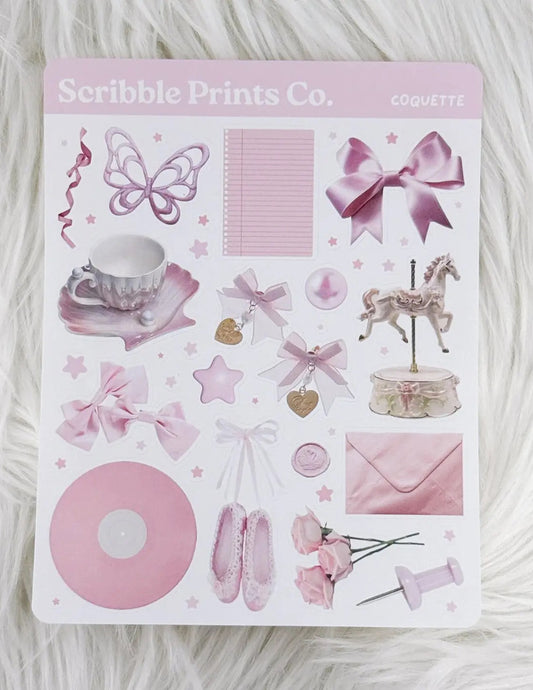 Coquette Sticker Sheet