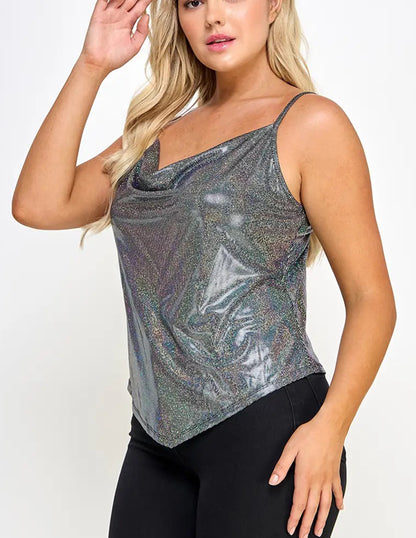 Cosmic Dream Cowl Neck Cami