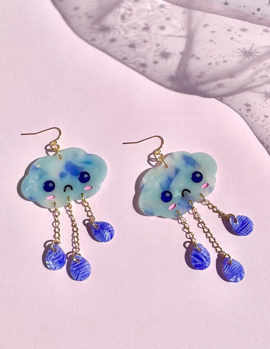 Crying Clouds Earrings