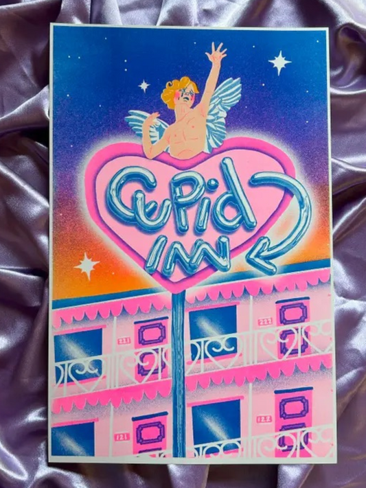 Cupid Inn Risograph Print