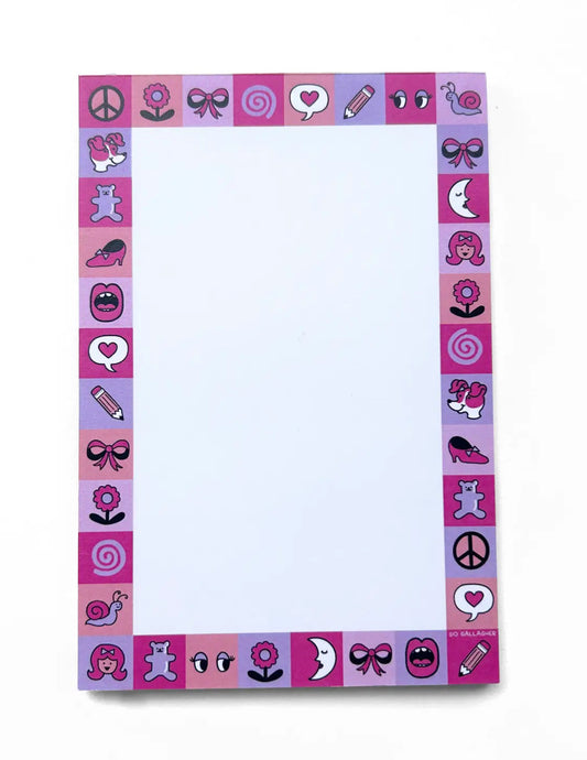 Cute & Iconic Notepad