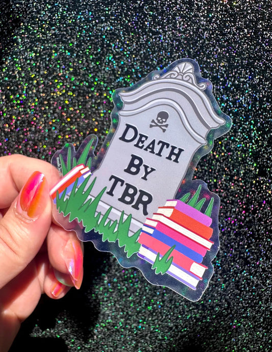 Death By TBR Transparent Sticker