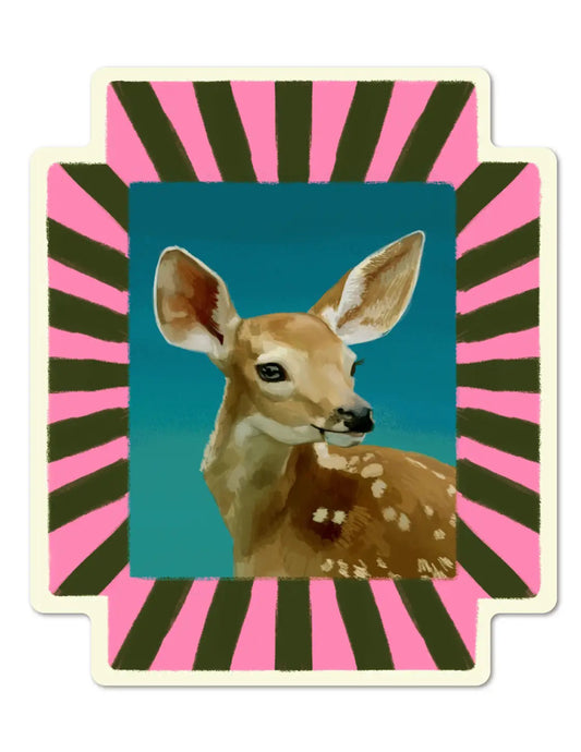 Deer Framed! Sticker