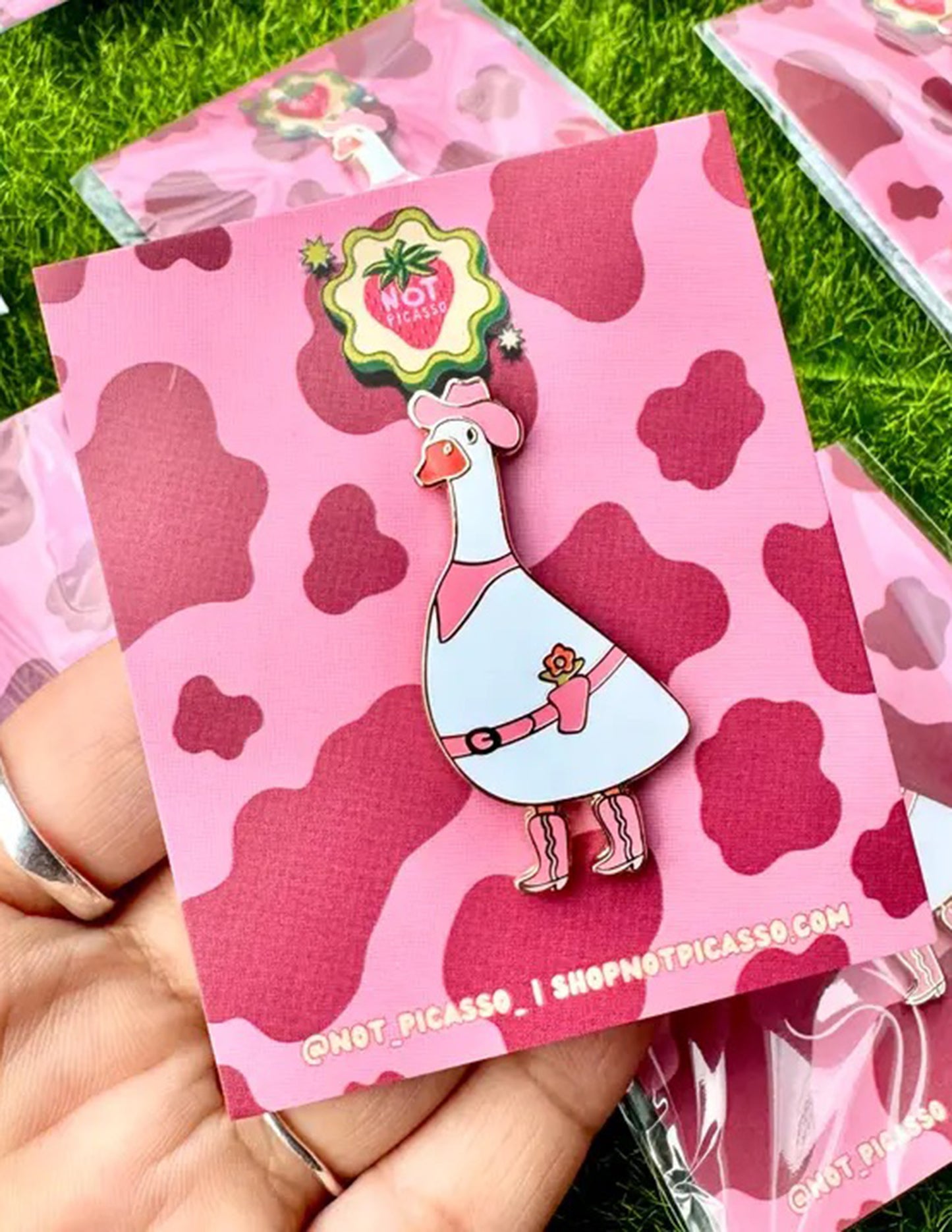 Dolly Goose Enamel Pin