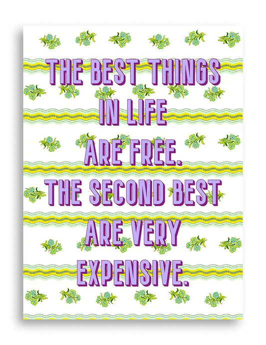 Expensive Statement Print