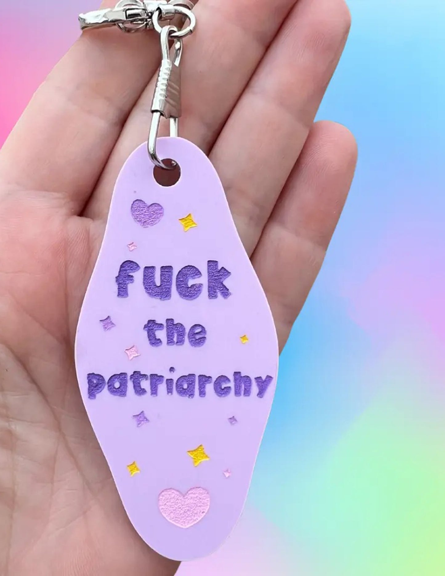 F The Patriarchy Keychain
