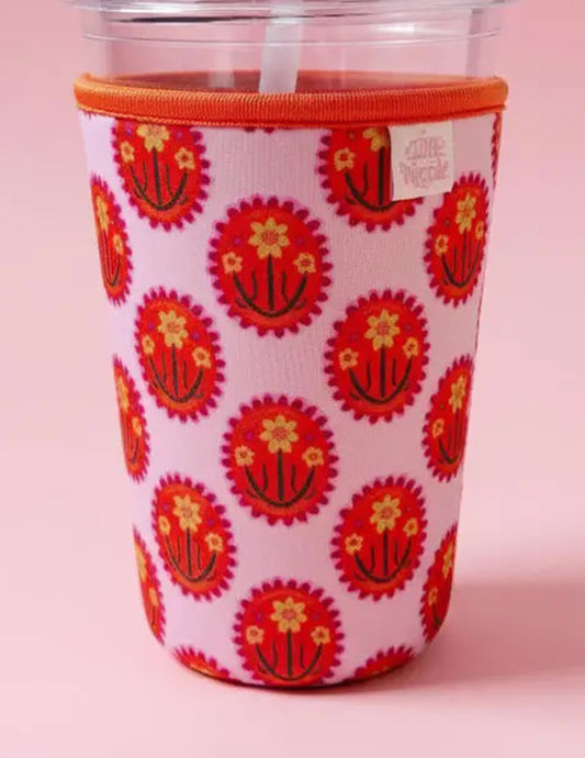 Floral Medallion Coffee Coozie