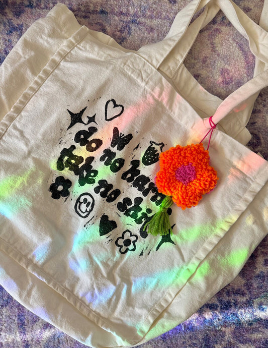 Flower Bag Charm