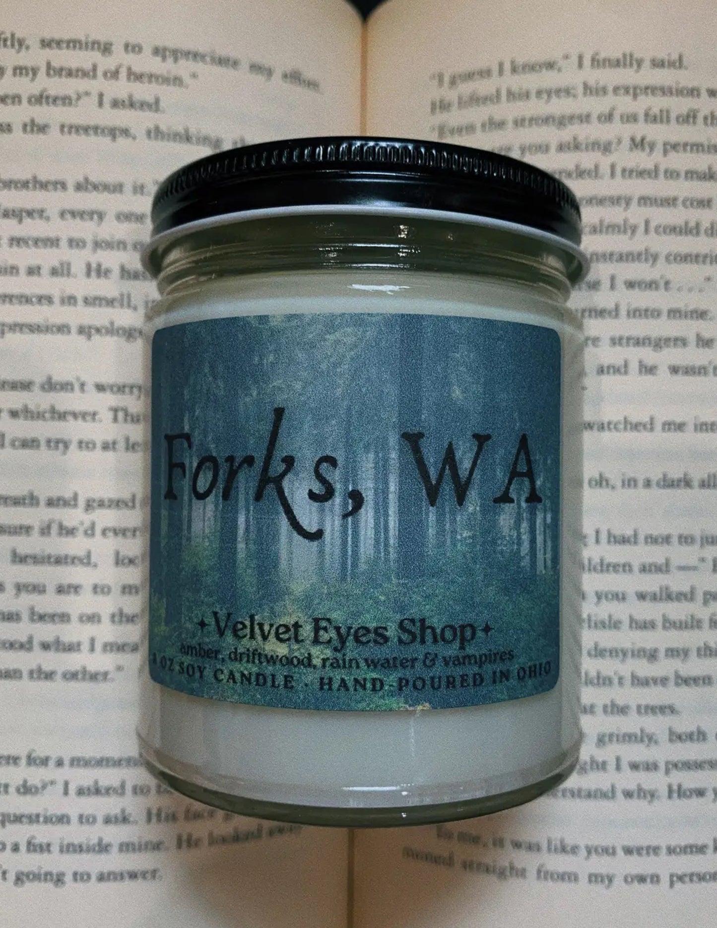 Forks, Washington Twilight Candle