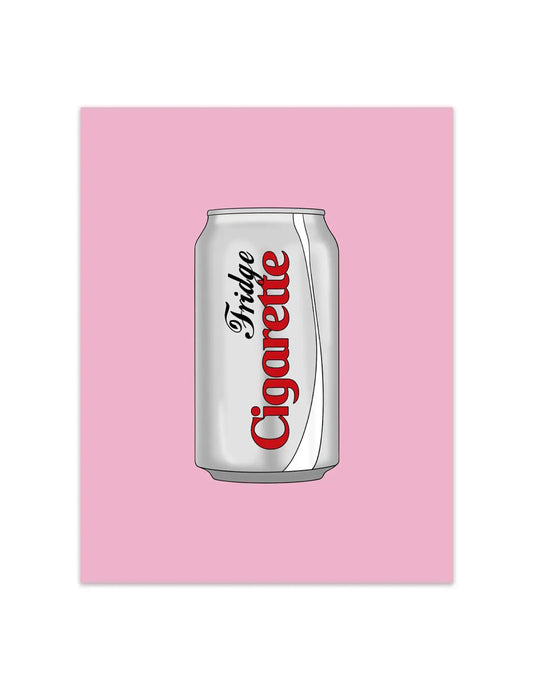 Fridge Cig Art Print