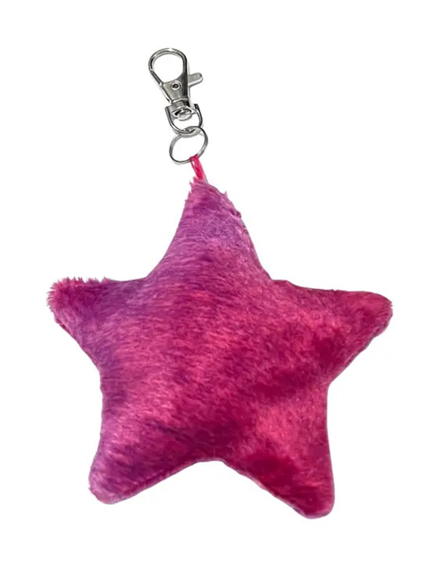 Fuzzy Pink Ombré Bag Charm