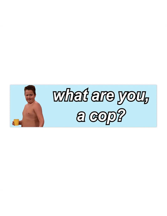 Gibby Cop Bumper Sticker
