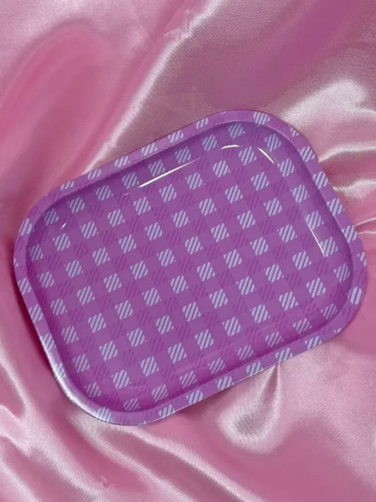 Gingham Tray