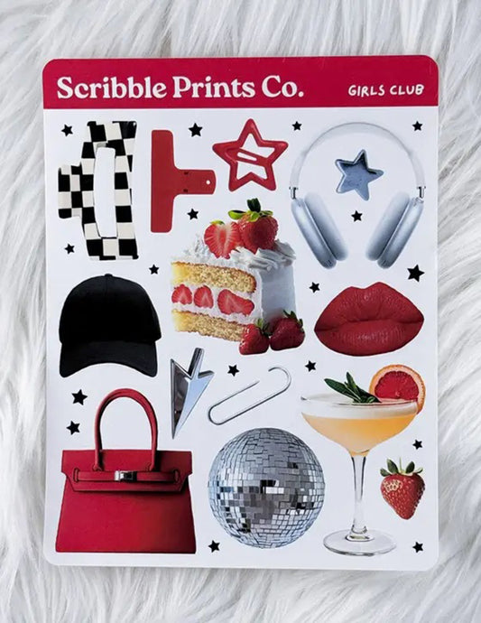 Girl's Club Sticker Sheet