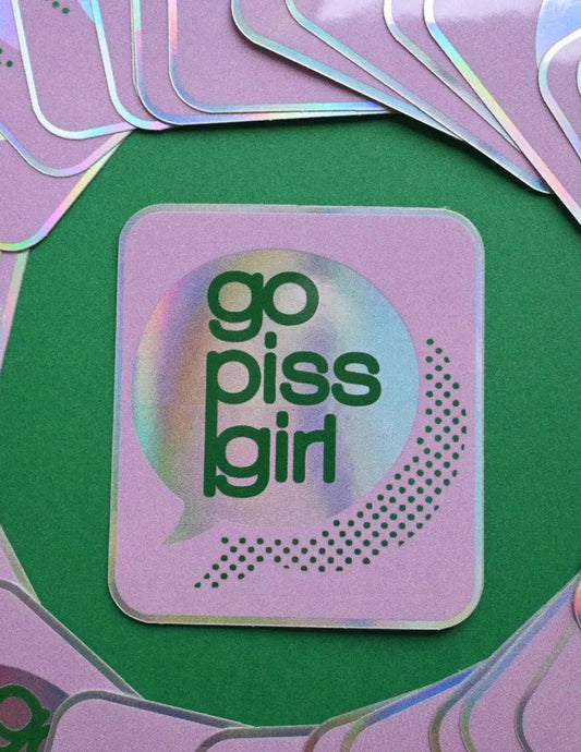 Go Piss Girl Sticker
