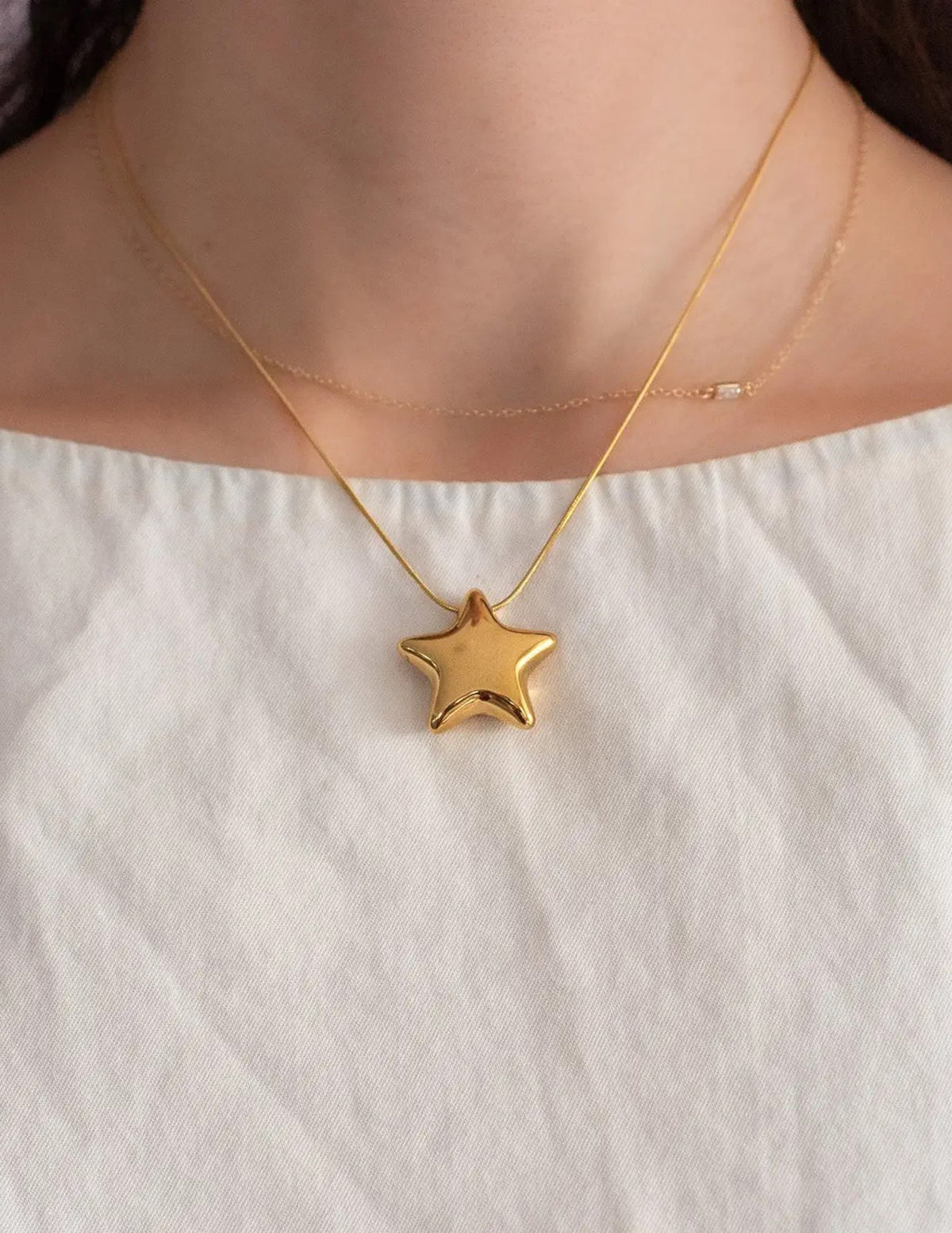 Gold Star Necklace