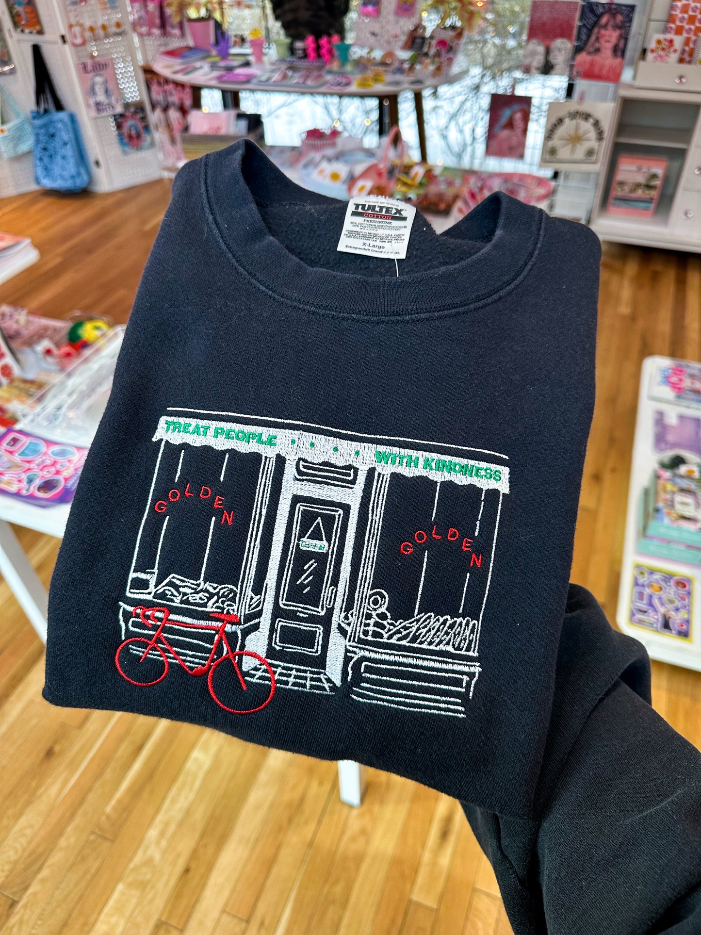 Golden Cafe TPWK Embroidered Crewneck