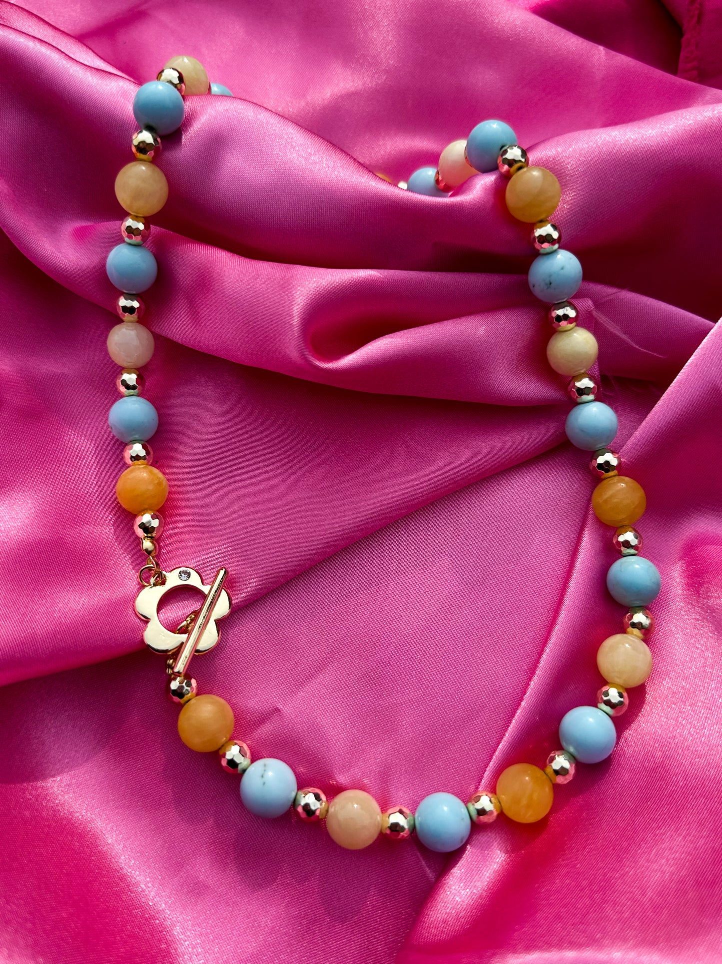 Golden Disco Necklace