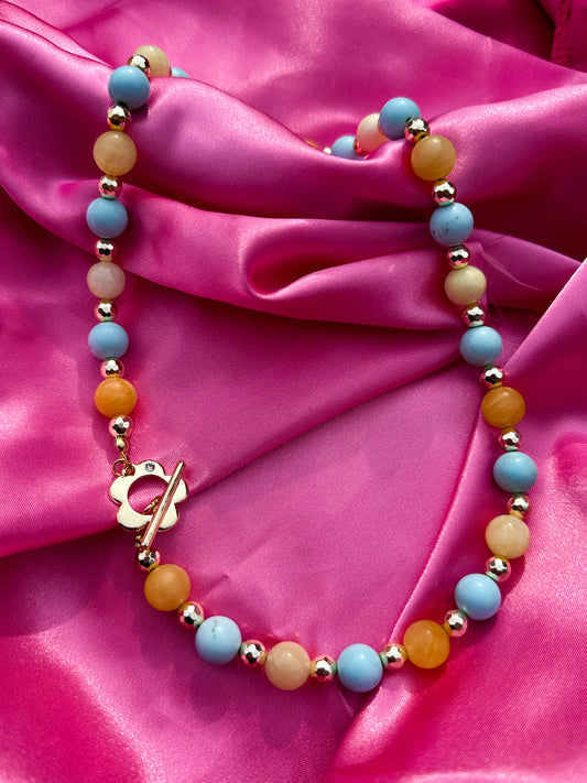 Golden Disco Necklace