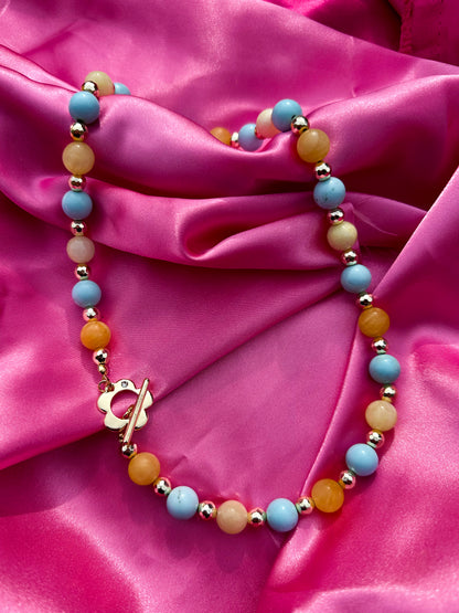 Golden Disco Necklace