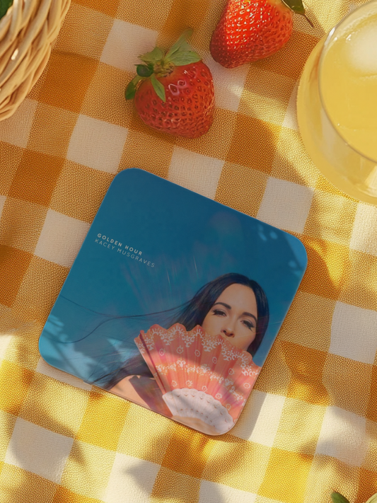 Golden Hour Ceramic Coaster (MISPRINT)