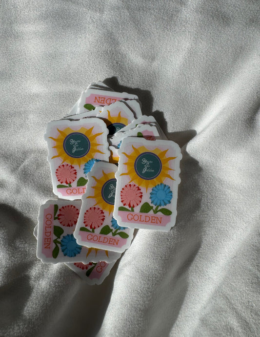 Golden Tarot Sticker